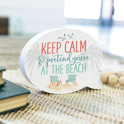 P. Graham Dunn Coastal Collection Shapes - Keep Calm