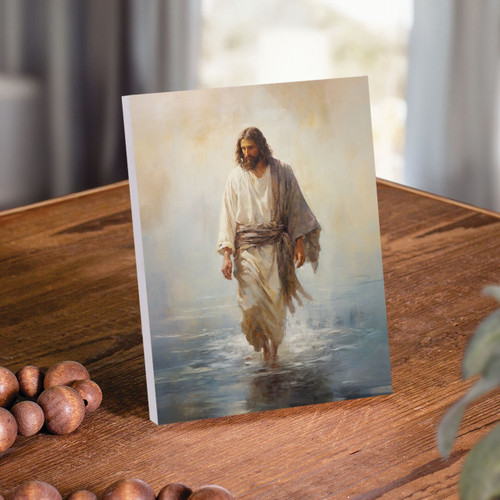 P. Graham Dunn Easel Sign - Jesus Walking
