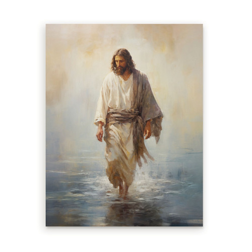 p. graham dunn Easel Sign - Jesus Walking
