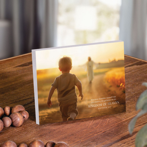 p. graham dunn Easel Sign - Whoever Humbles