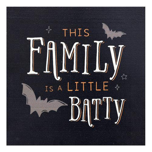 p. graham dunn Family Is Batty Wood Block