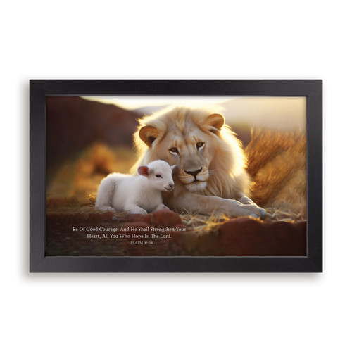 P. Graham Dunn Framed Art - Be Of Good