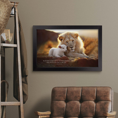 p. graham dunn Framed Art - Be Of Good