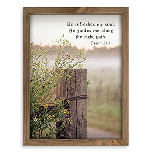 p. graham dunn Framed Art - He Refreshes