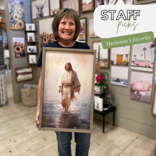 P. Graham Dunn Framed Art - Jesus Walking