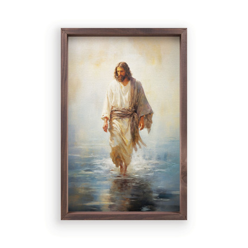 P. Graham Dunn Framed Art - Jesus Walking
