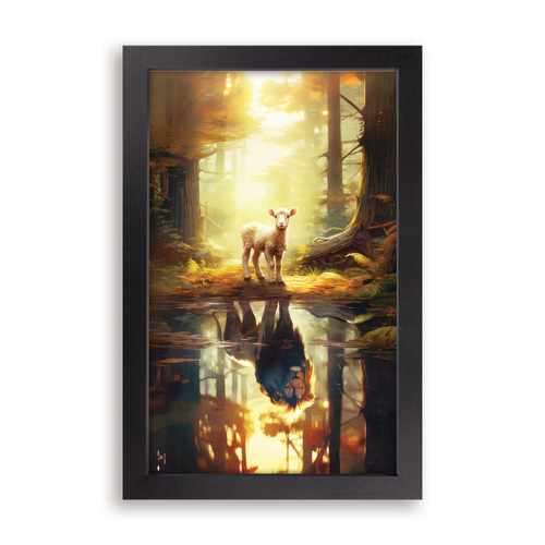 P. Graham Dunn Framed Art - Lion & Lamb