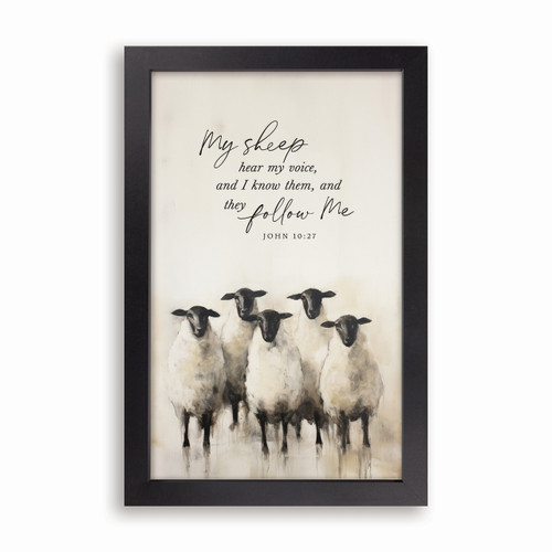 P. Graham Dunn Framed Art - My Sheep Hear My Voice