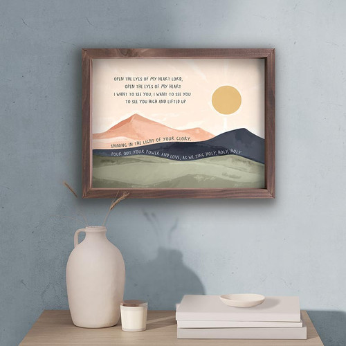 P. Graham Dunn Framed Art - Open The Eyes Of