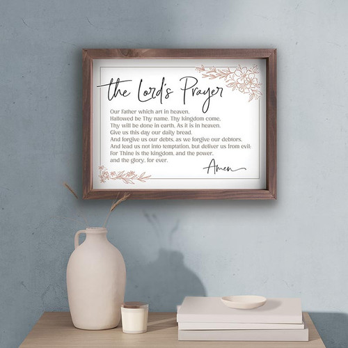 P. Graham Dunn Framed Art - The Lord's Prayer
