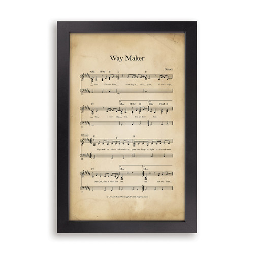 P. Graham Dunn Framed Art - Way Maker