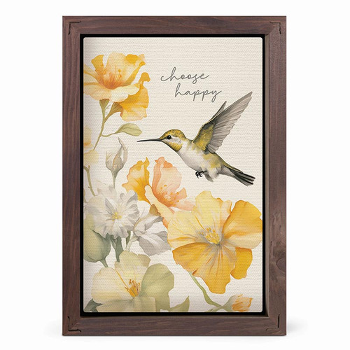 P. Graham Dunn Framed Linen Art - Choose Happy