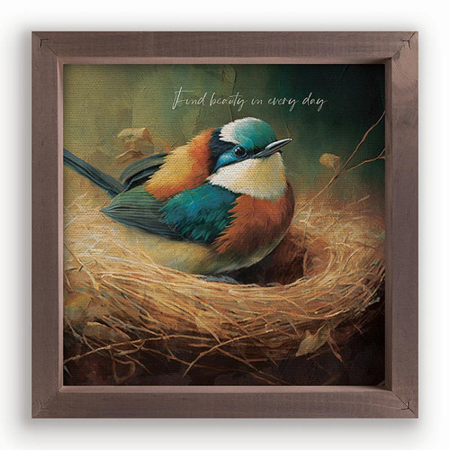 p. graham dunn Framed Linen Art - Find Beauty