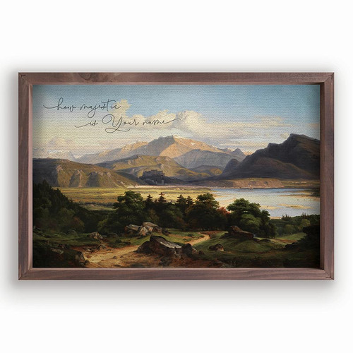 P. Graham Dunn Framed Linen Art - How Majestic