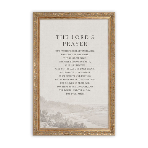 P. Graham Dunn Gold Frame - The Lord's Prayer
