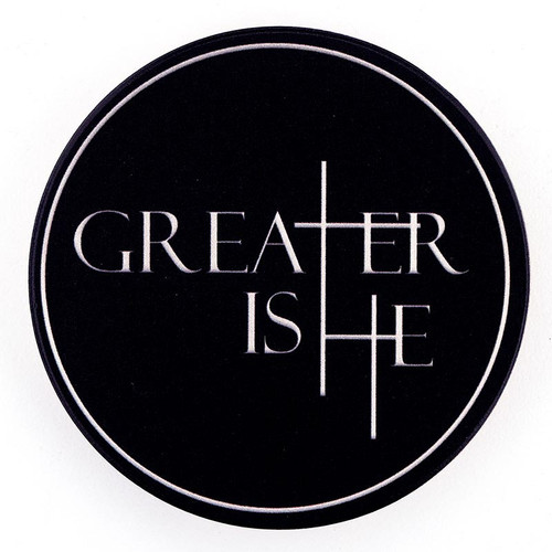 P. Graham Dunn Greater Is He Collection Car Coaster