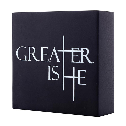 P. Graham Dunn Greater Is He Collection Word Block