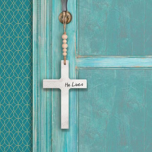 p. graham dunn Hanging Cross - He Lives