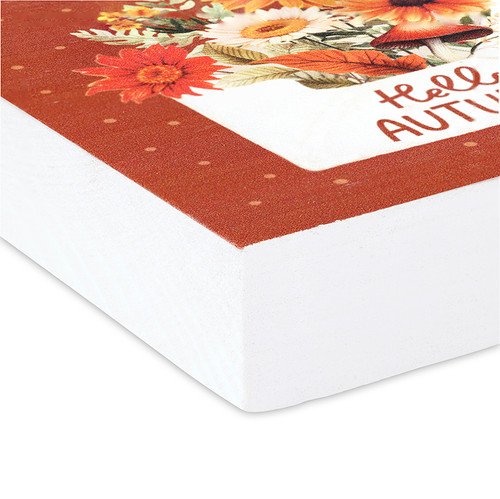 P. Graham Dunn Hello Autumn Wood Block