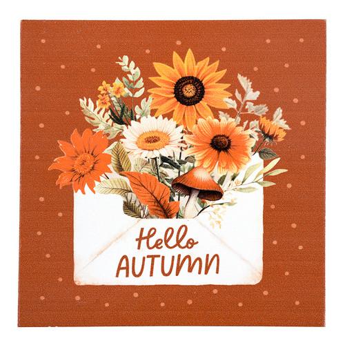 p. graham dunn Hello Autumn Wood Block