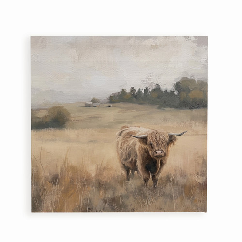 P. Graham Dunn Highland Cow Canvas