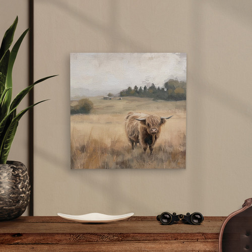p. graham dunn Highland Cow Canvas