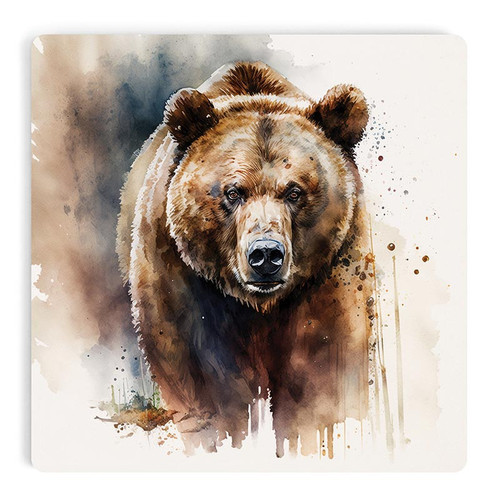 p. graham dunn Lake & Lodge Collection Coaster - Bear