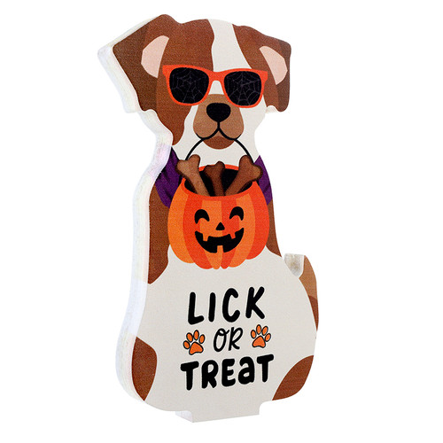 P. Graham Dunn Lick Or Treat Dog Shape