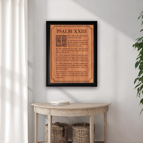 p. graham dunn Ornate Decor Carved Art - Psalm 23 - XL