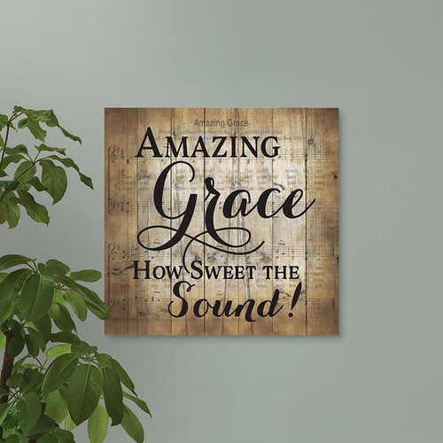 p. graham dunn Pallet Decor - Amazing Grace