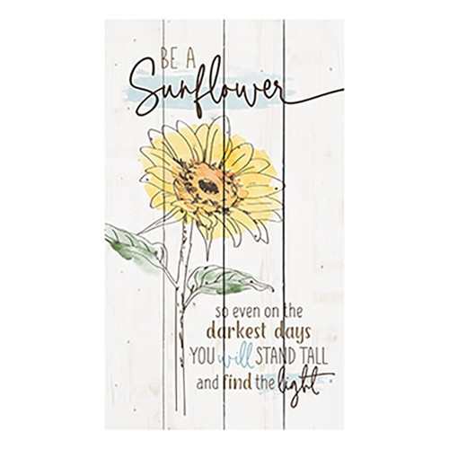 P. Graham Dunn Pallet Decor - Be A Sunflower