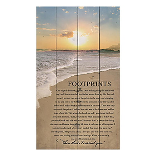 P. Graham Dunn Pallet Decor - Footprints