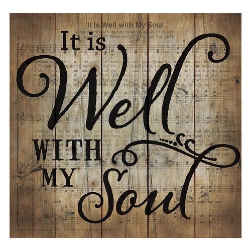 P. Graham Dunn Pallet Decor - It Is Well With My Soul