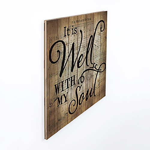 P. Graham Dunn Pallet Decor - It Is Well With My Soul