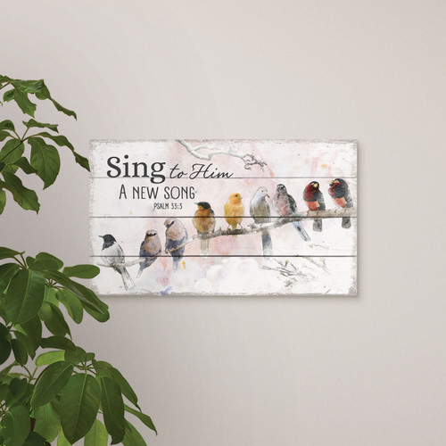 p. graham dunn Pallet Decor - Sing To Him