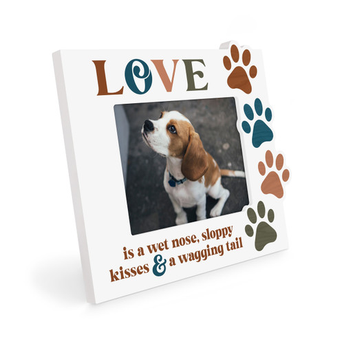 P. Graham Dunn Photo Frame - Love Is A Wet Nose
