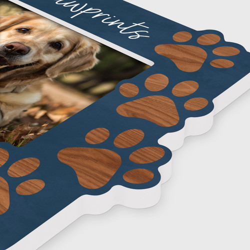 p. graham dunn Photo Frame - You Left Pawprints