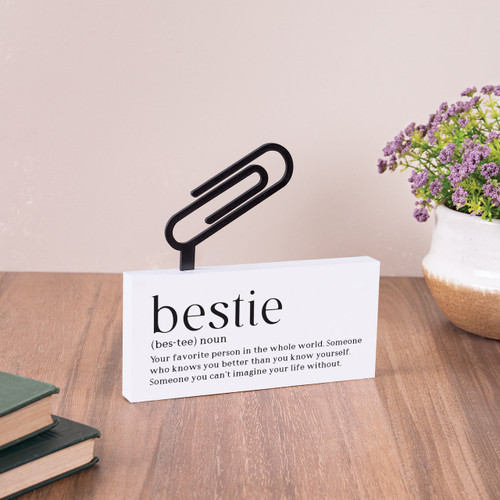 P. Graham Dunn Photo Holder -Bestie Noun Your