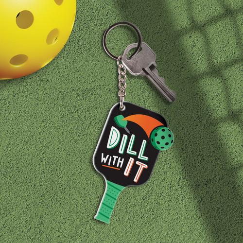 P. Graham Dunn Pickleball Keychain - Dill With It