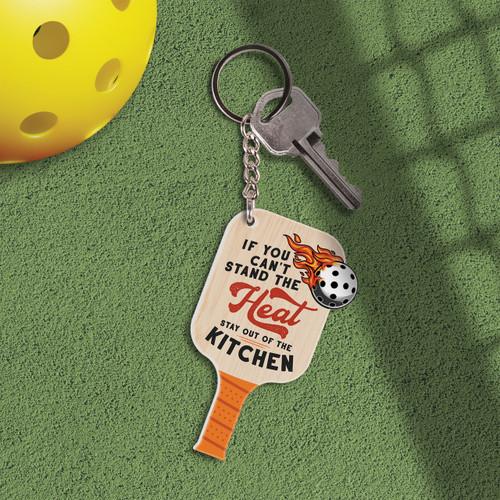 p. graham dunn Pickleball Keychain - If You Can't