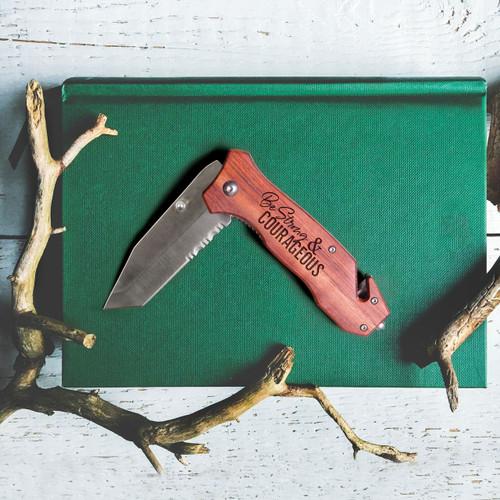 P. Graham Dunn Pocket Knife - Be Strong