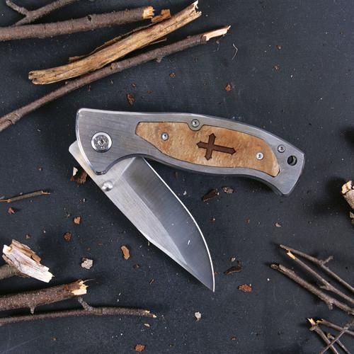 p. graham dunn Pocket Knife - Cross
