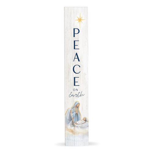 P. Graham Dunn Porch Sign - Peace On Earth