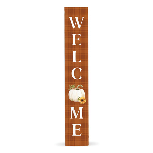 P. Graham Dunn Porch Sign - Pumpkin Welcome