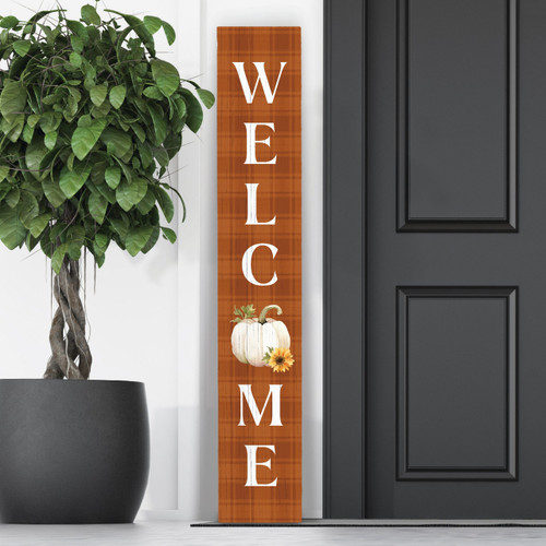 p. graham dunn Porch Sign - Pumpkin Welcome
