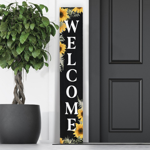 p. graham dunn Porch Sign - Sunflower Welcome