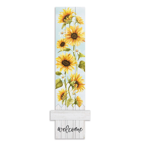 P. Graham Dunn Porch Sign - Welcome Flowers