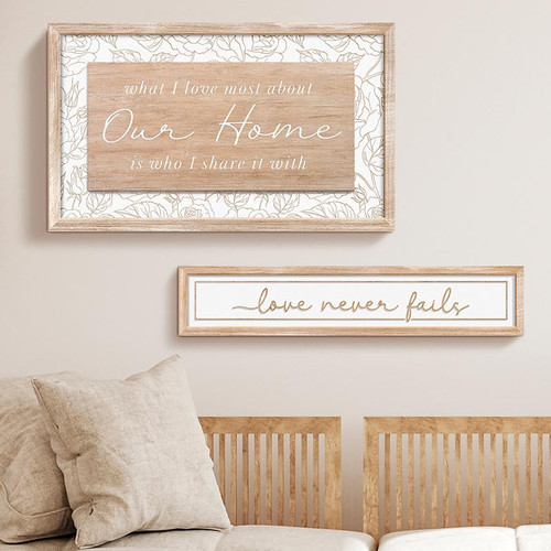 P. Graham Dunn Premier Carved Art - Love Never Fails