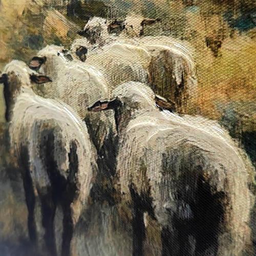 P. Graham Dunn Premier Framed Canvas - Shepherd