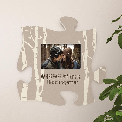 P. Graham Dunn Puzzle Pieces Photo Frame - Wherever